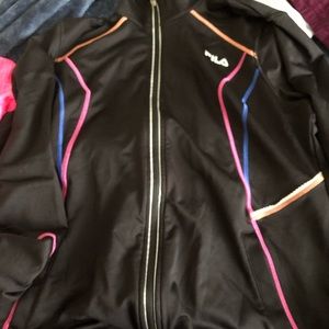 women's fila zip up hoodie